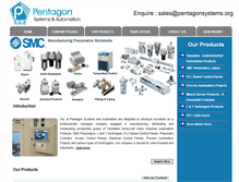 Tablet Screenshot of pentagonsystems.org